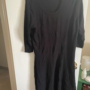 Black sweater dress